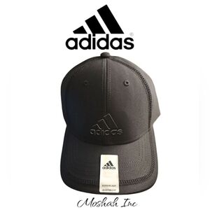 ADIDAS Men's Contract III Cap Climalite Adjustable Fit Hat Black MSRP $26
